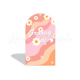 Groovy one arch Birthday Party Arch Backdrop Wall Cloth Cover